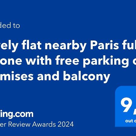 Lovely Flat Nearby Paris Fully Redone With Free Parking On Premises And Balcony Clichy Zewnętrze zdjęcie